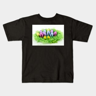 Coloured Foil Chocolate Eggs Kids T-Shirt